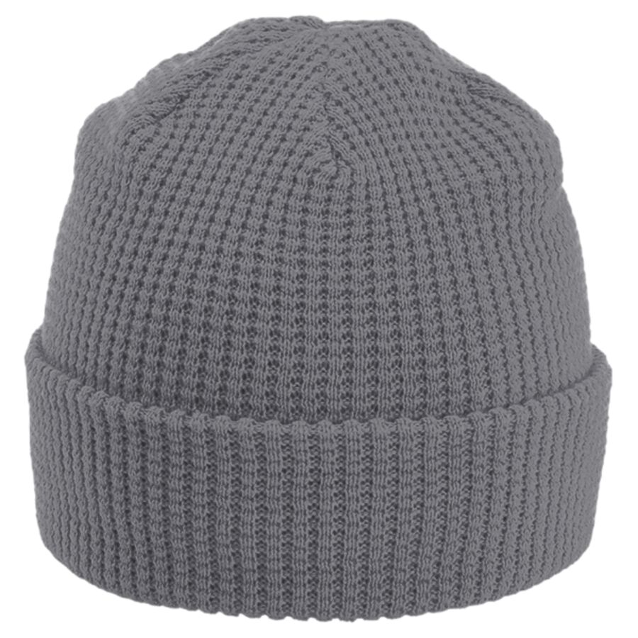Organic cotton waffle beanie Thumbnail