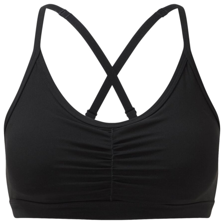Women's TriDri® ruched sports bra (medium impact) Thumbnail