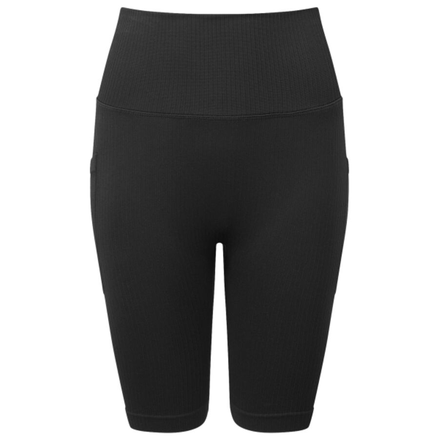 Women’s TriDri® ribbed seamless '3D Fit' cycle shorts Thumbnail