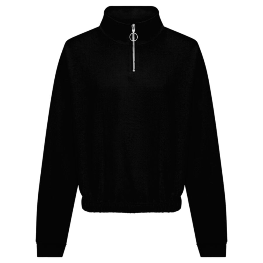 Women's cropped ¼-zip sweat Thumbnail