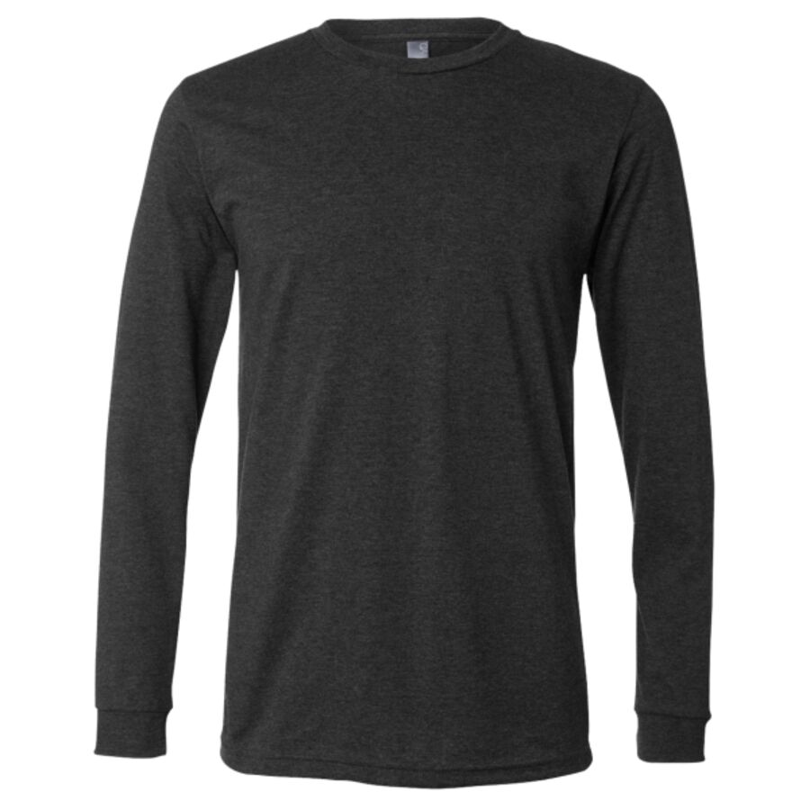 Unisex heather CVC long sleeve t-shirt Thumbnail