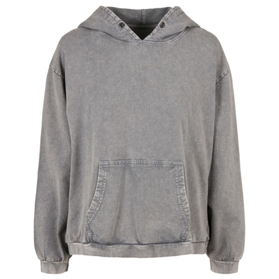 Women's acid washed oversized hoodie Thumbnail