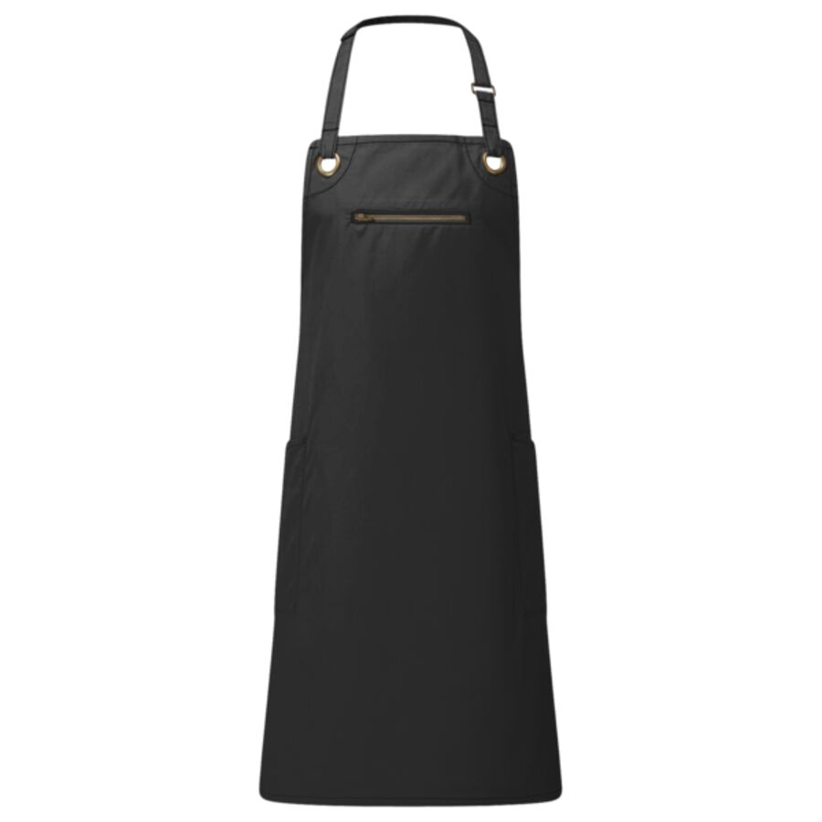 ‘Barley’ Contrast Stitch Bib Apron Thumbnail