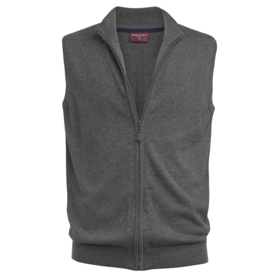 Brook Taverner Lincoln Knitted Zip Gilet Thumbnail