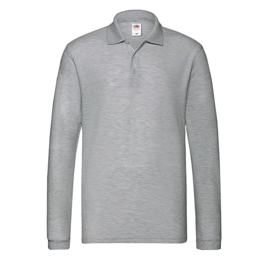 Premium long sleeve polo Thumbnail