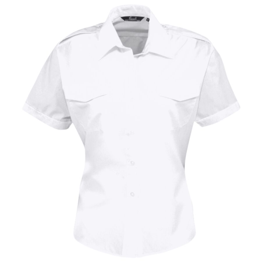 Women's short sleeve pilot blouse Thumbnail