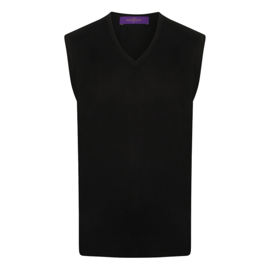 Sleeveless v-neck jumper Thumbnail