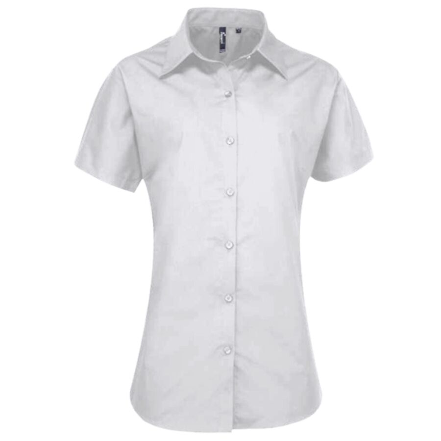 Women's supreme poplin short sleeve shirt Thumbnail