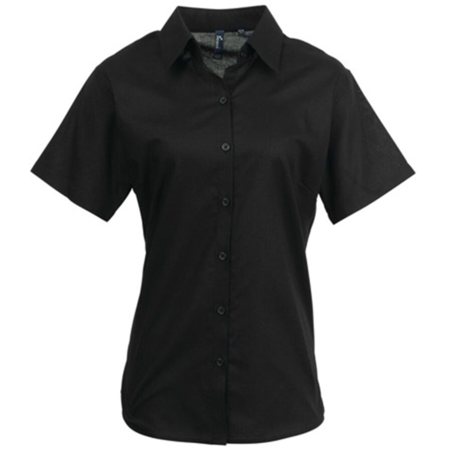 Women's signature Oxford short sleeve shirt Thumbnail