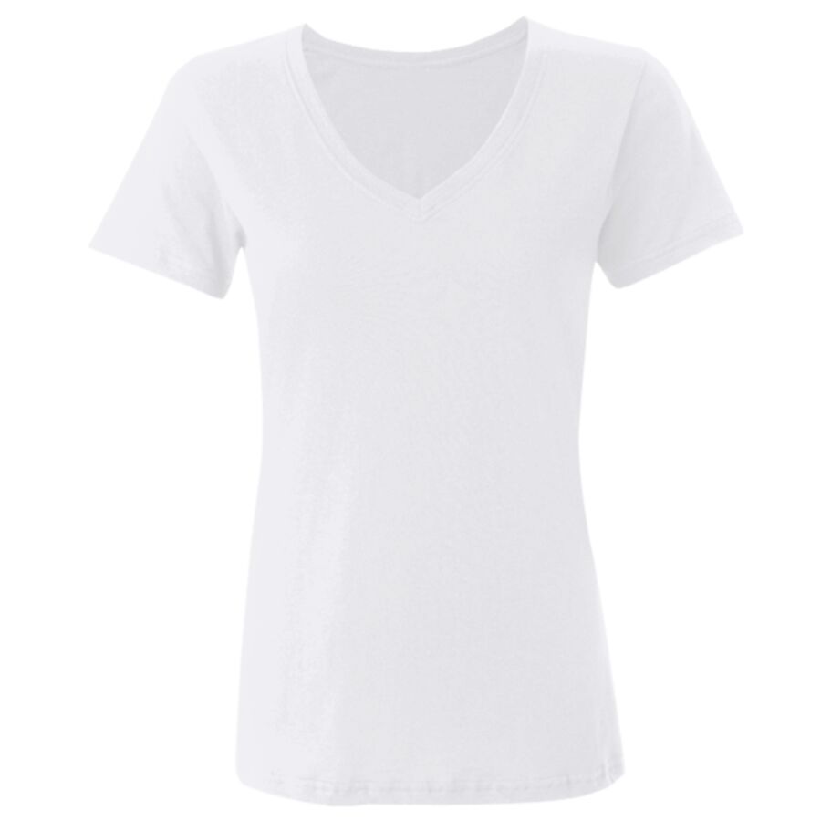 Feel good women's stretch v-neck t-shirt Thumbnail