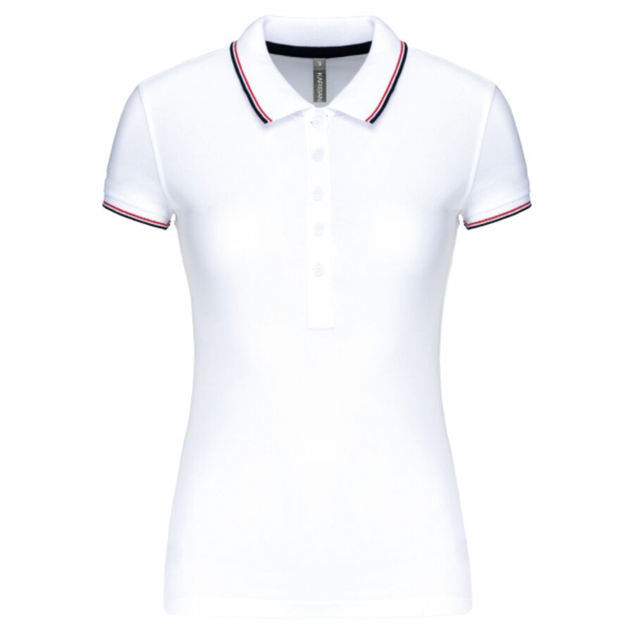 Women's short sleeve polo shirt Thumbnail