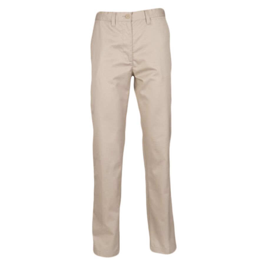 Women's 65/35 flat fronted chino trousers Thumbnail