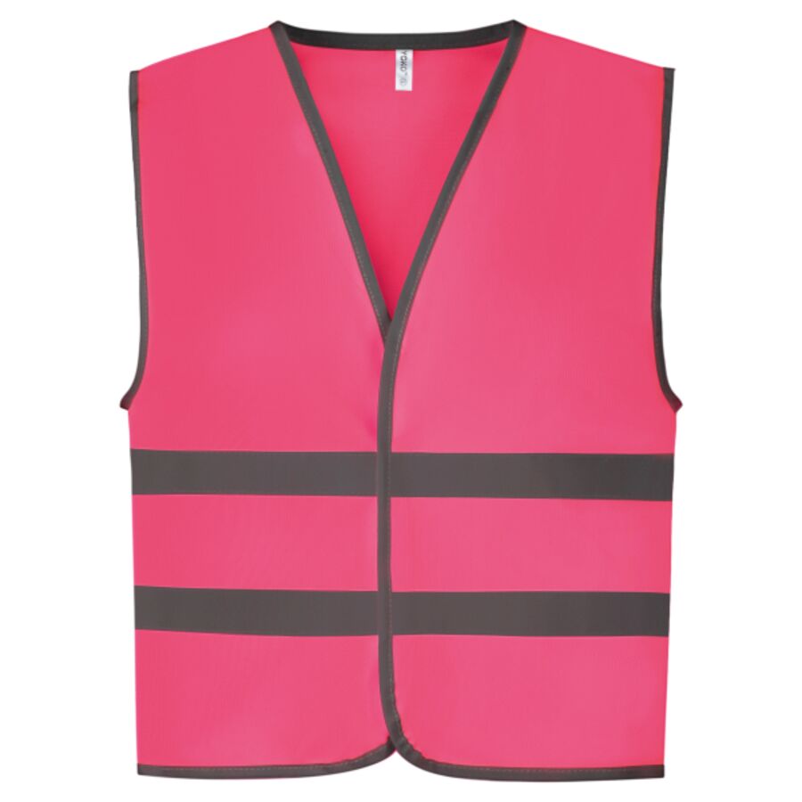 Hi-vis reflective border kids waistcoat (HVW102CH) Thumbnail