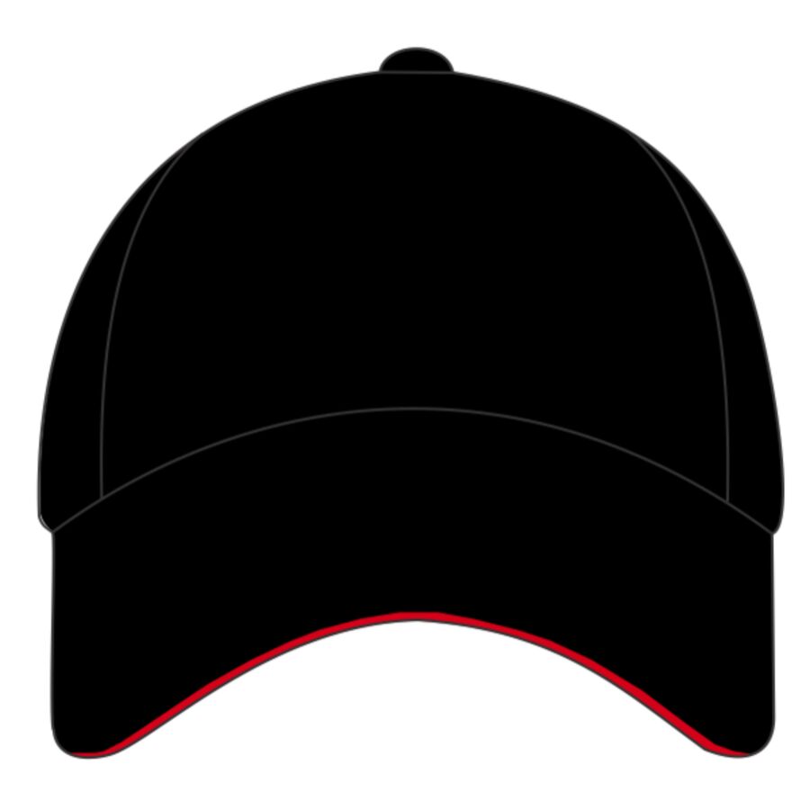 Pro-style heavy cotton cap with sandwich peak Thumbnail