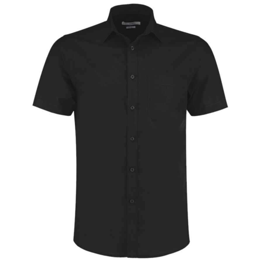Poplin shirt short-sleeved (tailored fit) Thumbnail