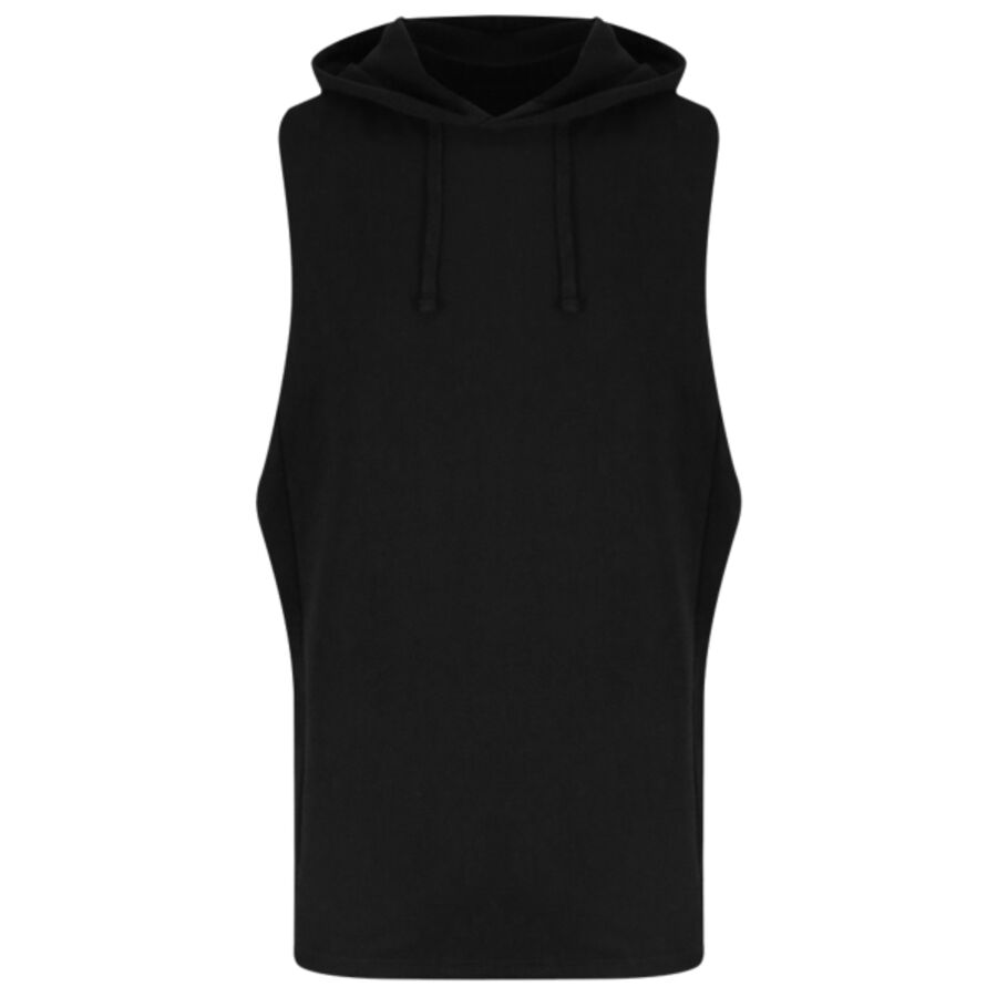 Urban sleeveless muscle hoodie Thumbnail