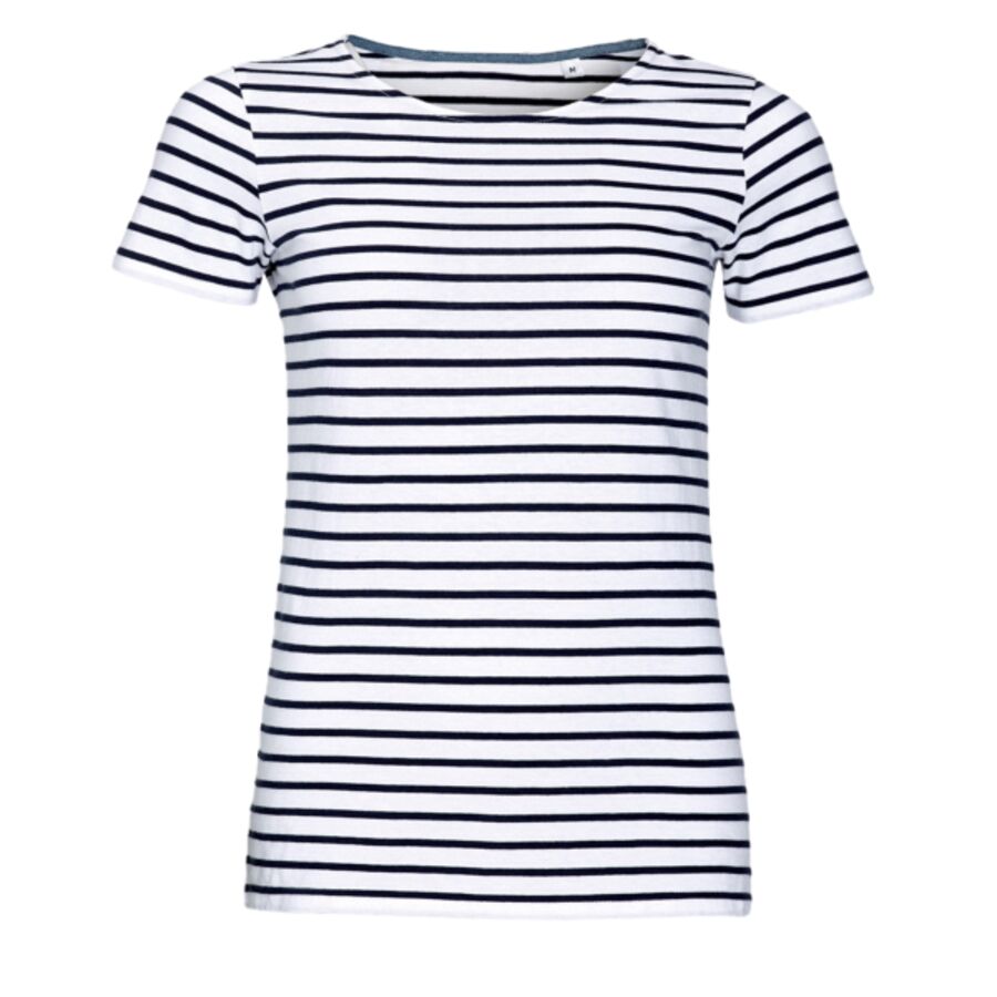 SOL'S Ladies Miles Striped T-Shirt Thumbnail