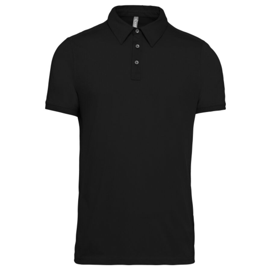 Jersey knit polo shirt Thumbnail