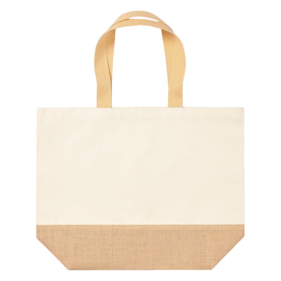 Jute base canvas tote XL Thumbnail