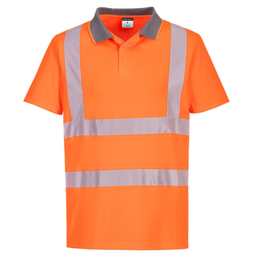 Eco Hi-Vis Polo Shirt S/S Thumbnail