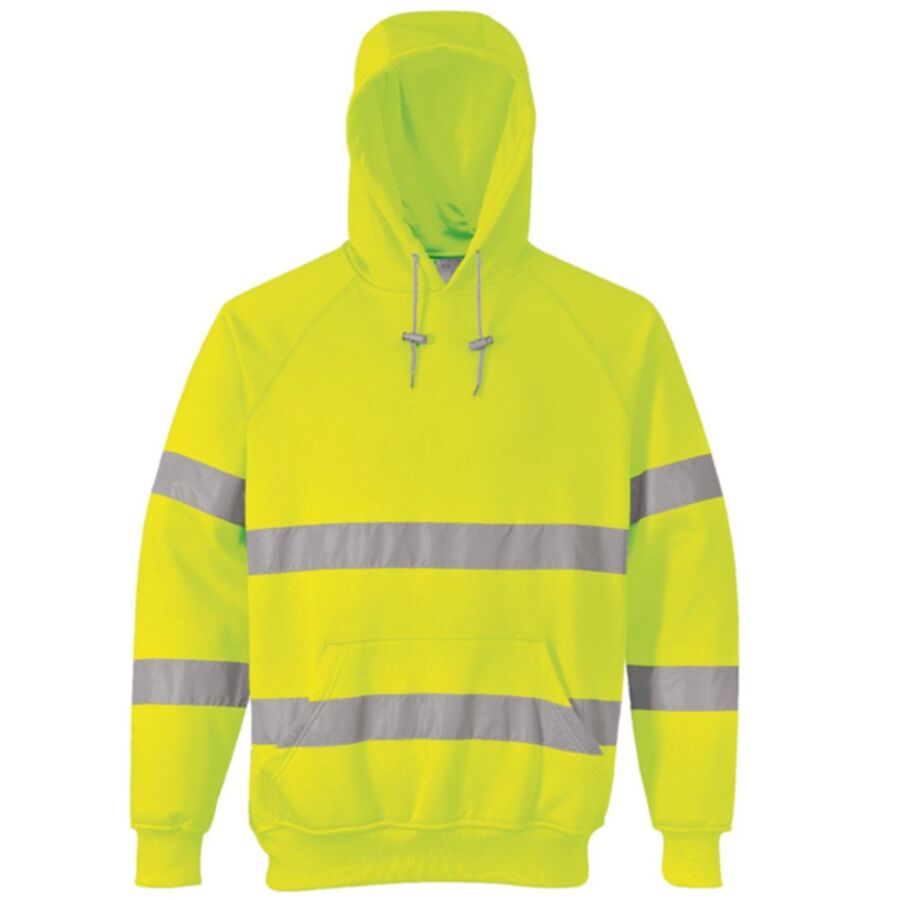 Hi-vis hooded sweatshirt (B304) Thumbnail