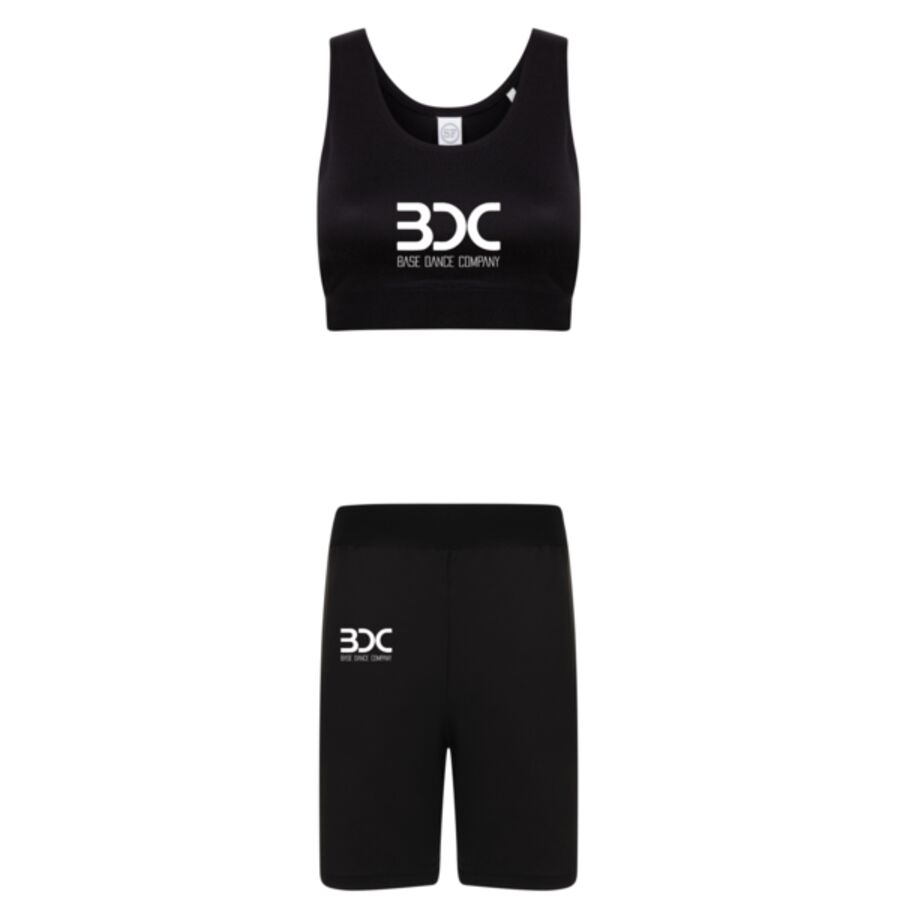 Base Dance Company Fashion Crop/Cycling Shorts Set Junior Thumbnail